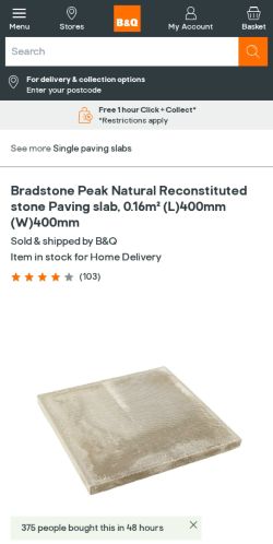 Mobile page screenshot