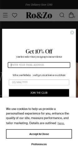 Mobile page screenshot