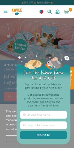 Mobile page screenshot