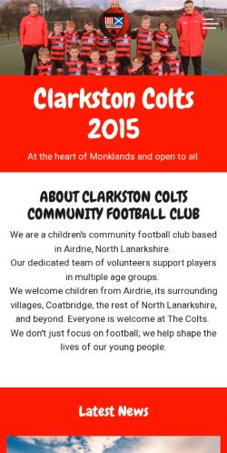 Mobile page screenshot