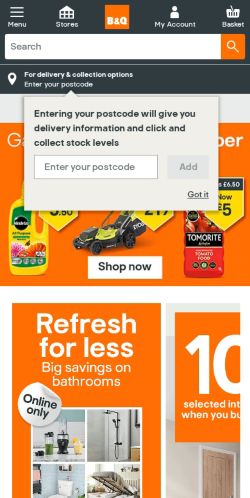 Mobile page screenshot