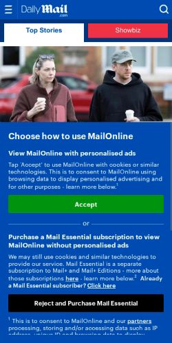 Mobile page screenshot