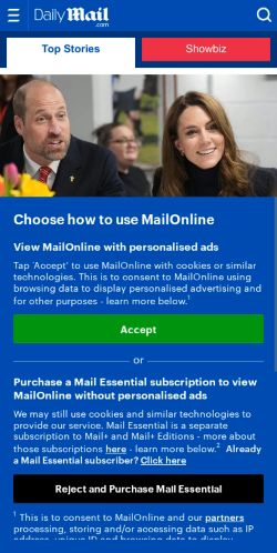 Mobile page screenshot