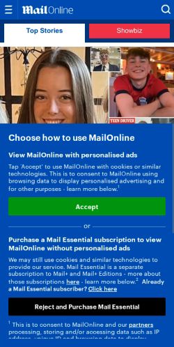 Mobile page screenshot