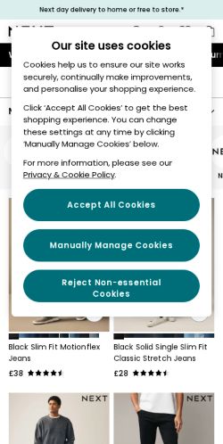 Mobile page screenshot
