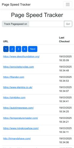 Mobile page screenshot