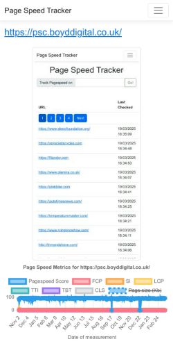 Mobile page screenshot