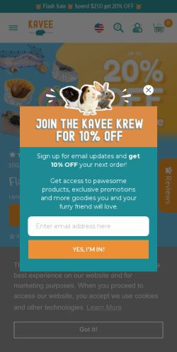 Mobile page screenshot