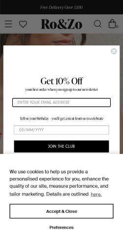 Mobile page screenshot