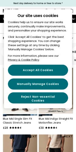 Mobile page screenshot