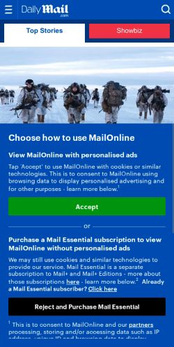 Mobile page screenshot