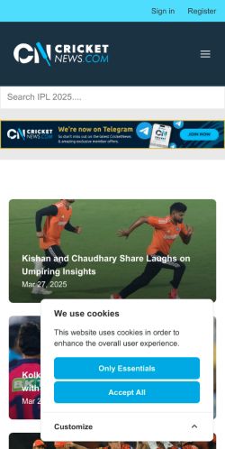 Mobile page screenshot