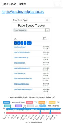 Mobile page screenshot