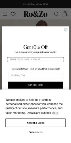 Mobile page screenshot