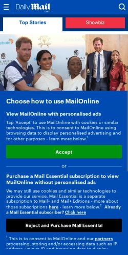 Mobile page screenshot