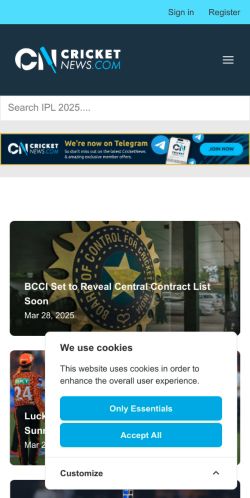 Mobile page screenshot