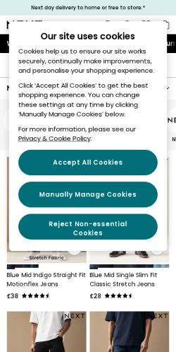 Mobile page screenshot