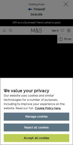 Mobile page screenshot