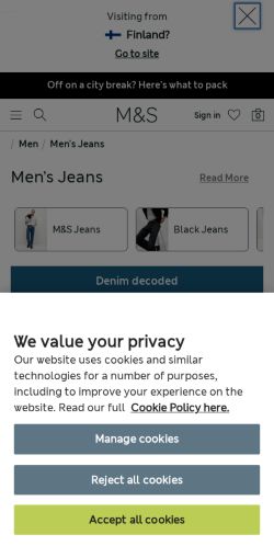 Mobile page screenshot