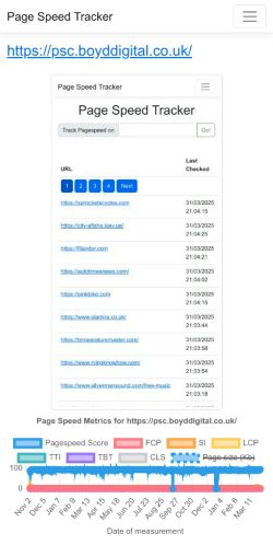 Mobile page screenshot