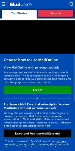 Mobile page screenshot