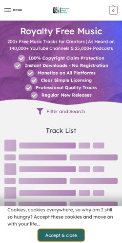 Mobile page screenshot