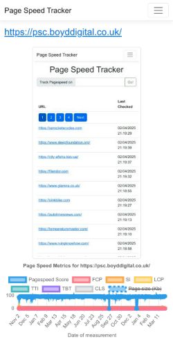 Mobile page screenshot