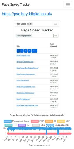 Mobile page screenshot