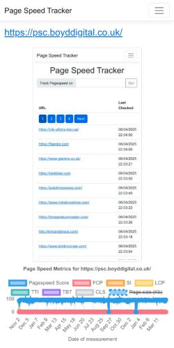 Mobile page screenshot