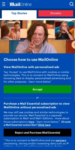 Mobile page screenshot