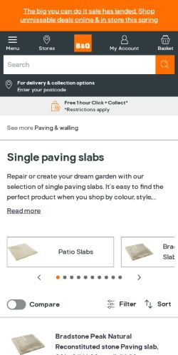 Mobile page screenshot