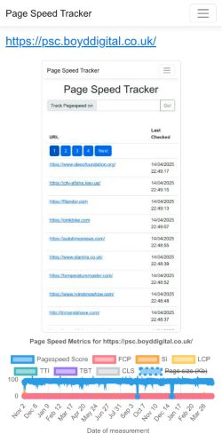 Mobile page screenshot