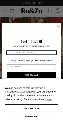 Mobile page screenshot