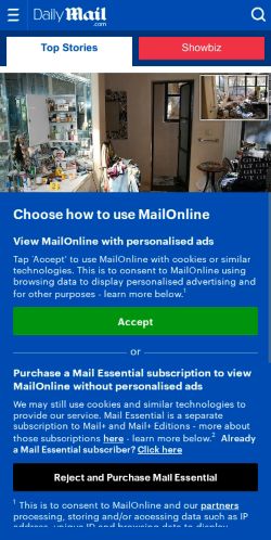 Mobile page screenshot