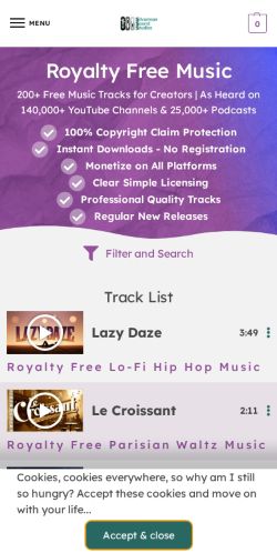 Mobile page screenshot