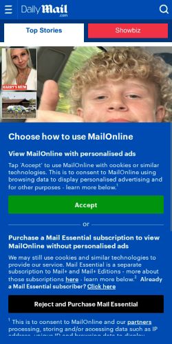 Mobile page screenshot