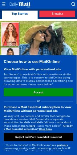 Mobile page screenshot