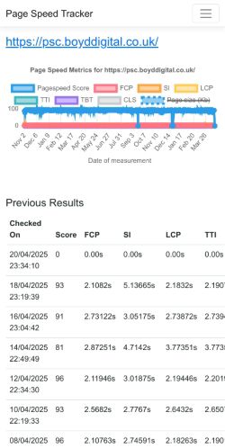 Mobile page screenshot