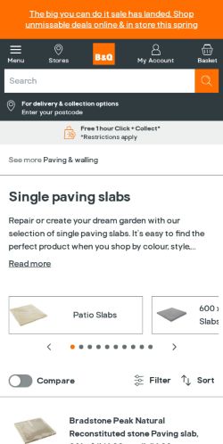 Mobile page screenshot
