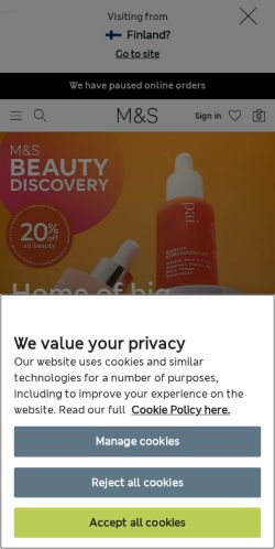 Mobile page screenshot