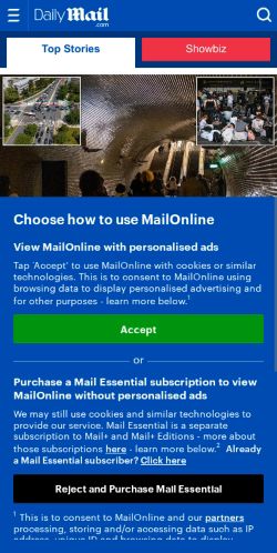 Mobile page screenshot