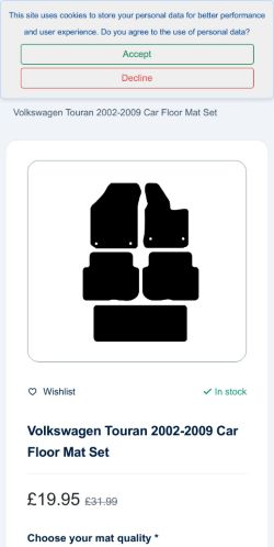 Mobile page screenshot