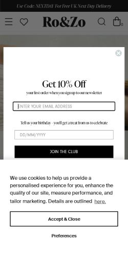 Mobile page screenshot