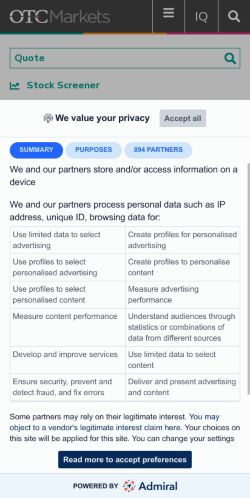 Mobile page screenshot