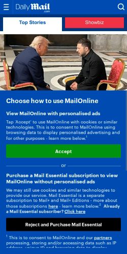 Mobile page screenshot