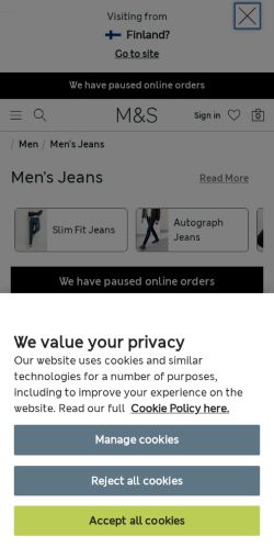 Mobile page screenshot