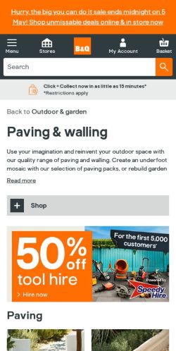 Mobile page screenshot