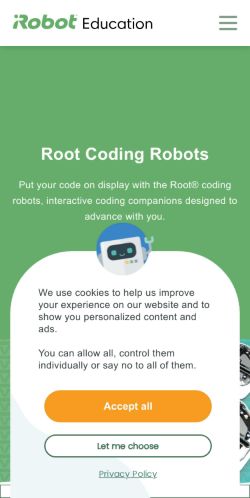 Mobile page screenshot