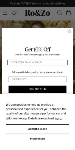 Mobile page screenshot