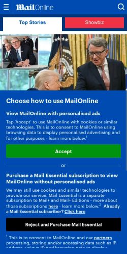 Mobile page screenshot